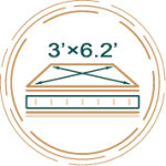 尺寸-3尺x6.2尺