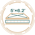 尺寸-5尺x6.2尺