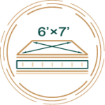 尺寸 - 6尺x7尺
